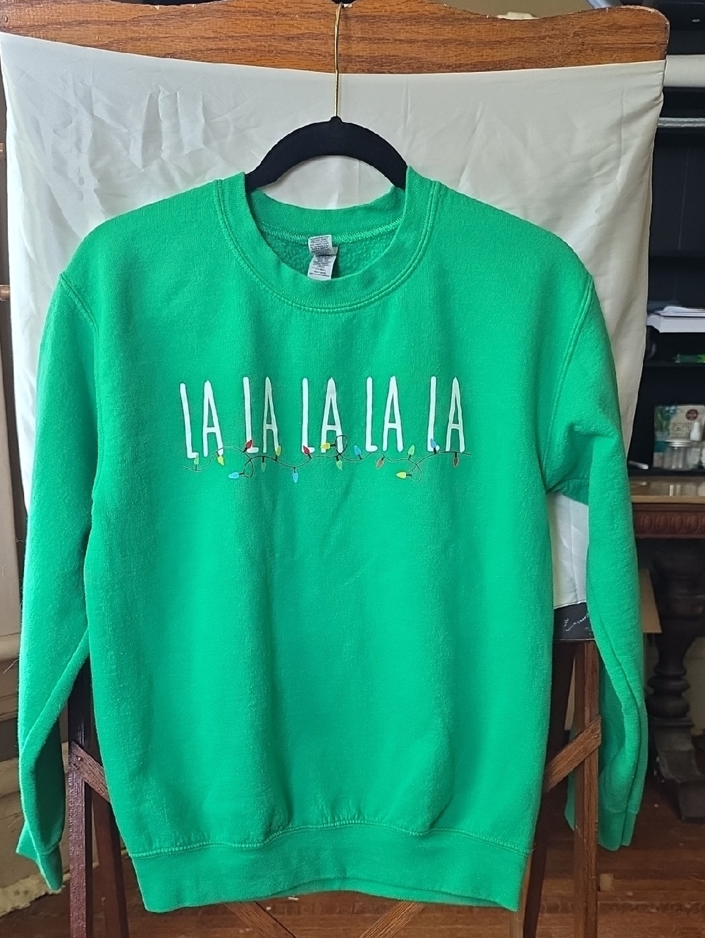Gildan Green Crewneck Sweater